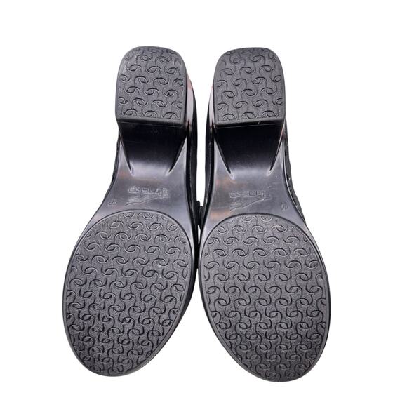 Dansko Women’s Tamara Grey Black Nubuck Slip On Clogs Size 40 US 9.5/10 - Picture 9 of 11